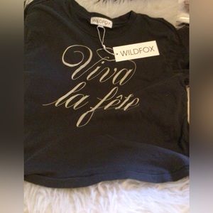 SALE! WILDFOX viva La fete tee